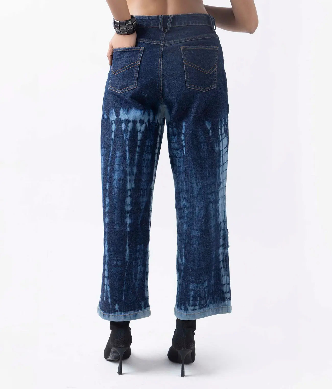 Hand-Work Patch Jeans