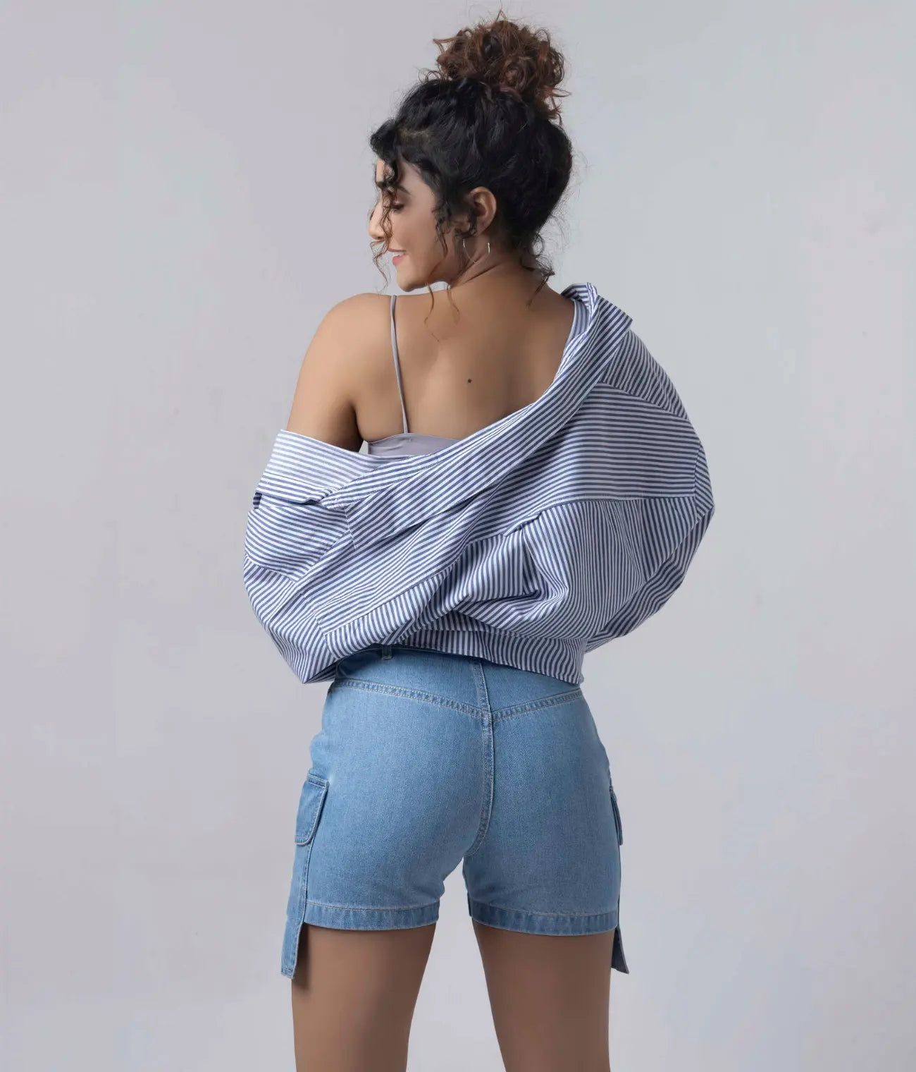 Denim Cargo Short
