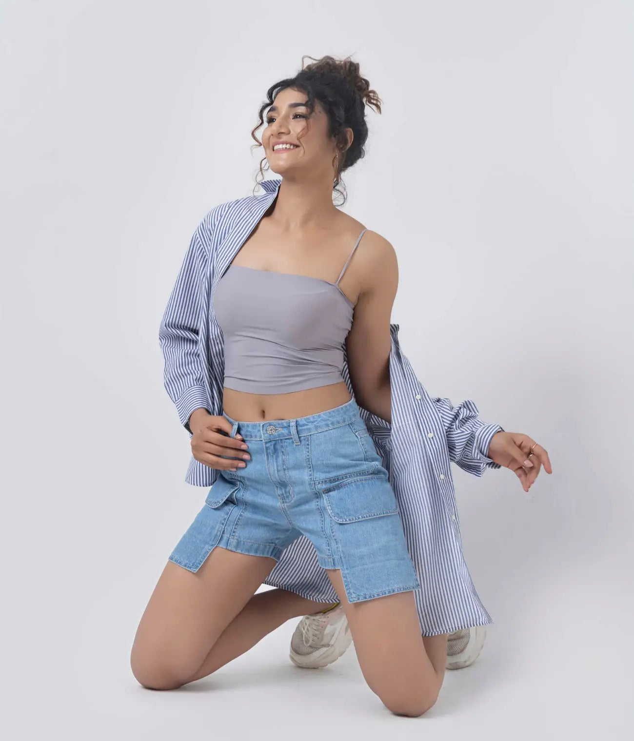Denim Cargo Short