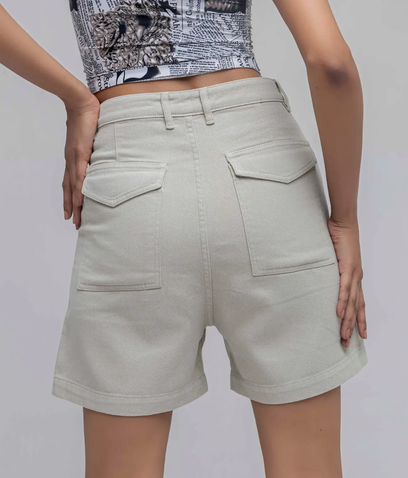 Overdye Utility High Waist Short