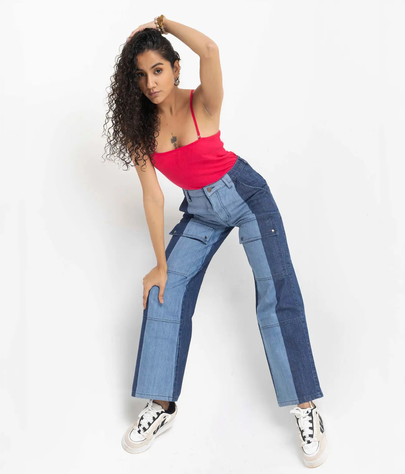 Cargo Jeans With Lazer