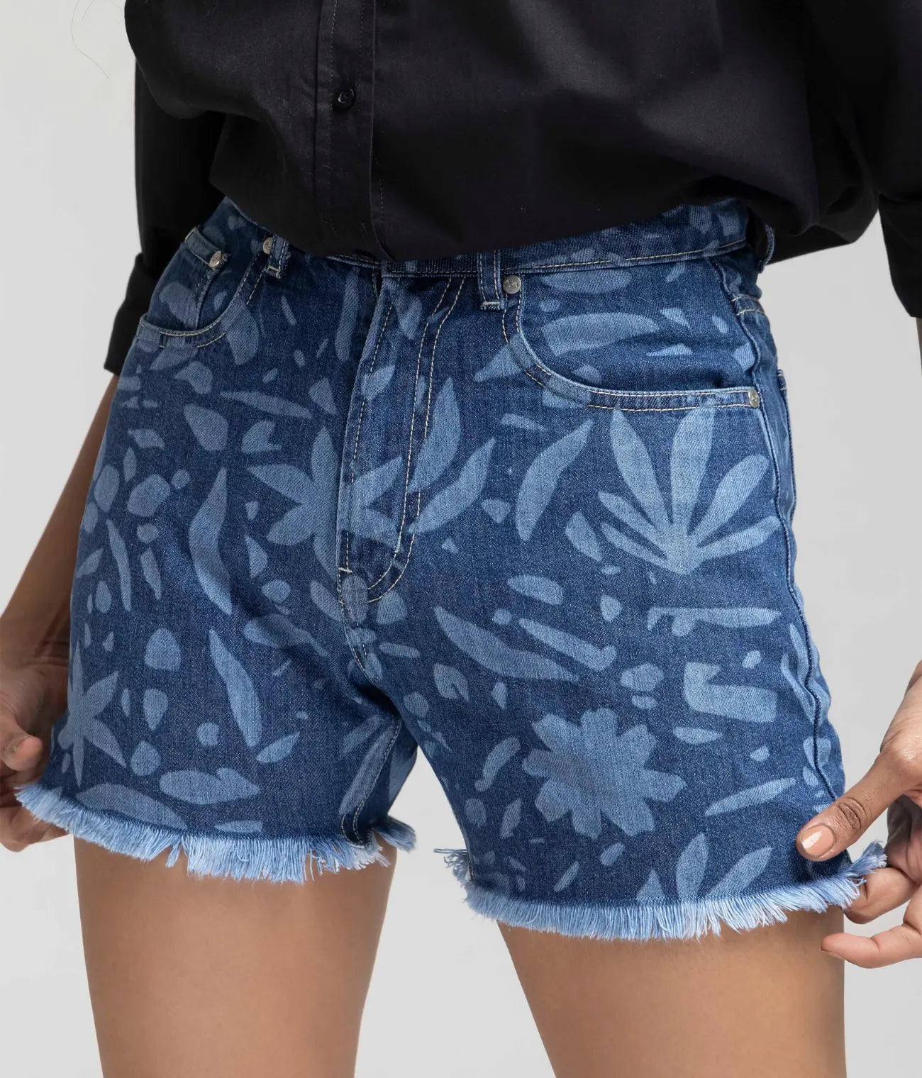 Lazer Printed Short