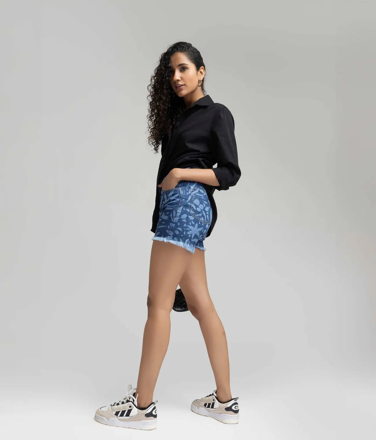 Lazer Printed Short
