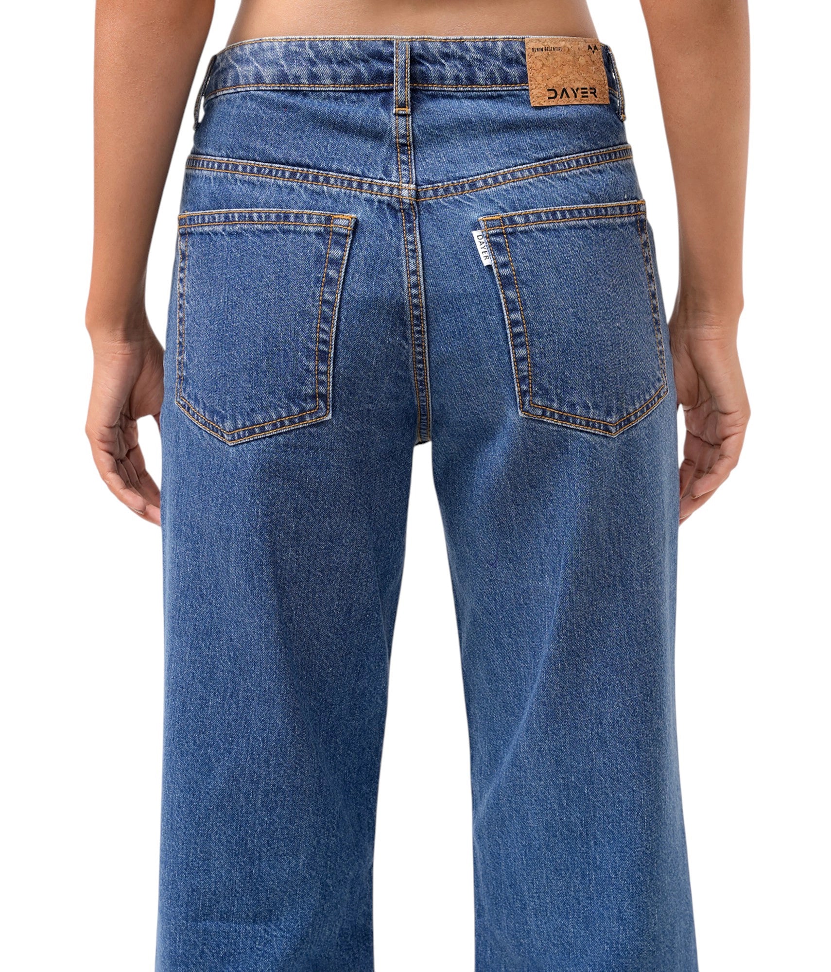 Midnight Retro Denim Flare Jeans