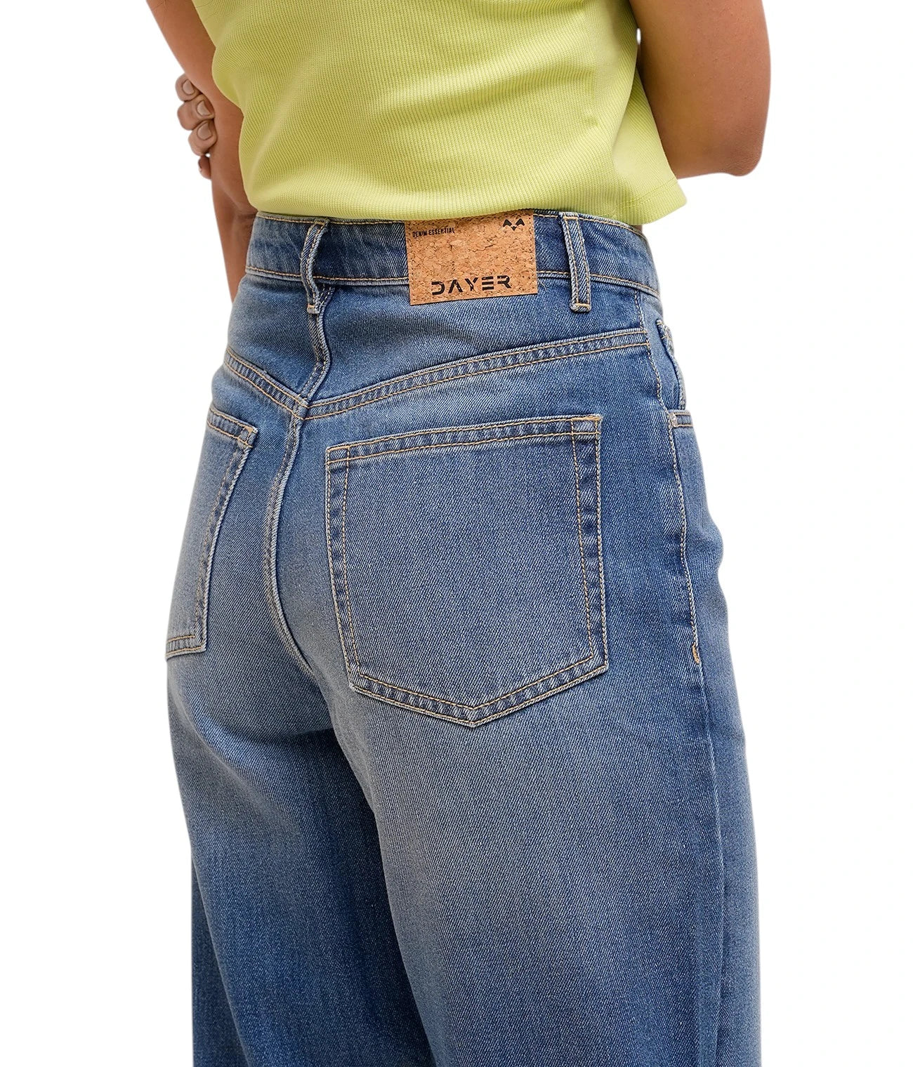 Vintage Denim Straight Fit Jeans