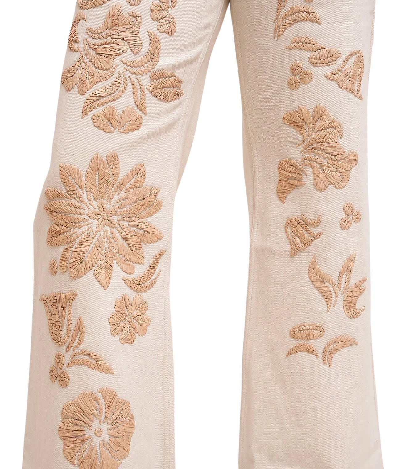 Women Embroidered Flared Jeans