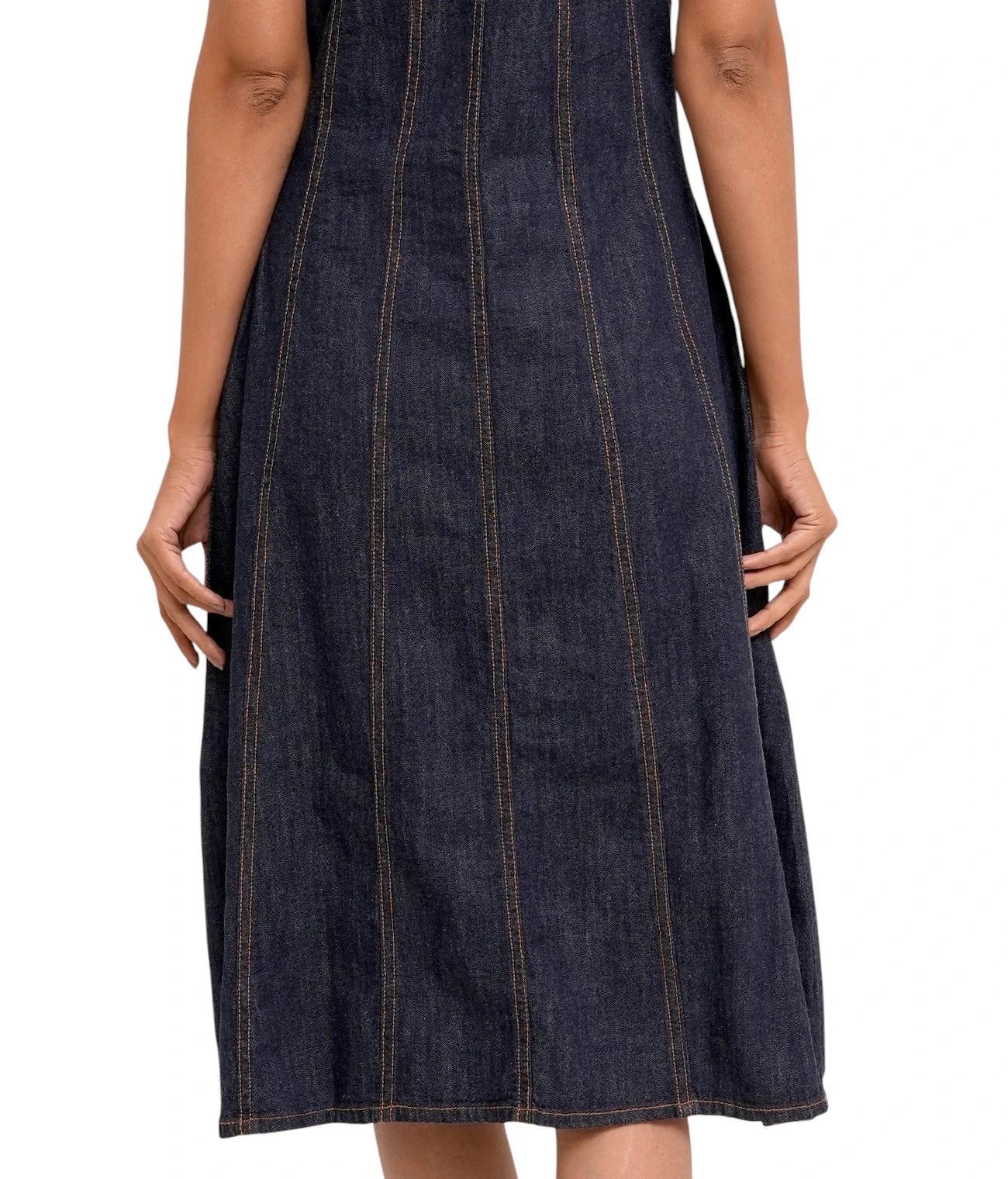 Women Denim A Line Dress
