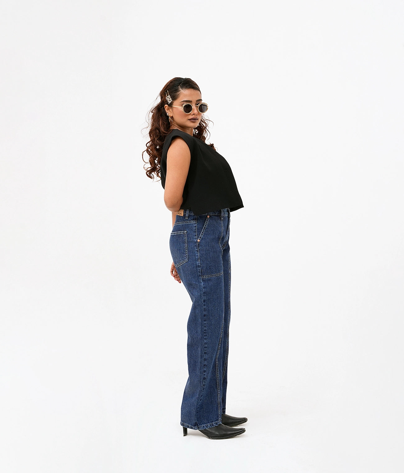 Women Tapper Leg Jeans